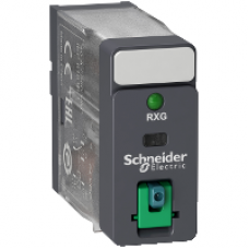 RXG12RD - interface plug-in relay - Zelio RXG - 1C/O standard - 6VDC-10A-with LTB and LED, Schneider Electric RXG12RD - interface plug-in relay - Zelio RXG - 1C/O standard - 6VDC-10A-with LTB and LED, Schneider Electric