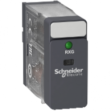 RXG13BD - interface plug-in relay - Zelio RXG - 1 C/O standard - 24 V DC - 10 A - with LED, Schneider Electric RXG13BD - interface plug-in relay - Zelio RXG - 1 C/O standard - 24 V DC - 10 A - with LED, Schneider Electric