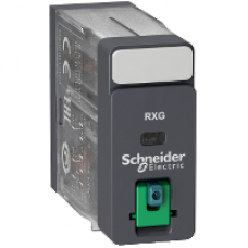 RXG21BD - interface plug-in relay - Zelio RXG - 2 C/O standard - 24V DC - 5A - with LTB, Schneider Electric RXG21BD - interface plug-in relay - Zelio RXG - 2 C/O standard - 24V DC - 5A - with LTB, Schneider Electric