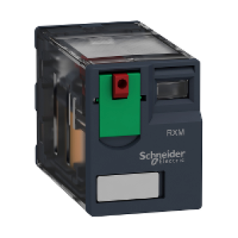 RXM4AB1U7 - Miniature Plug-in relay - Zelio RXM 4 C/O 240 V AC 6 A, Schneider Electric