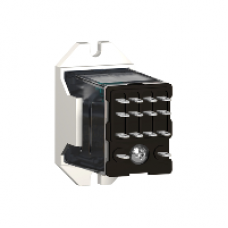 RXZE2FA - mounting adaptor with fixing lugs for panel - for relays RXM and RPM, Schneider Electric