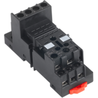 RXZE2M114 - socket RXZ - mixed contact -10A - < 250V - screw clamp -for relay RXM2.. RXM4.., Schneider Electric