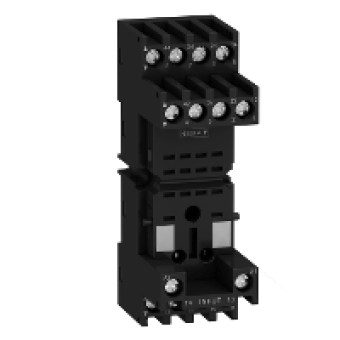 RXZE2M114M - socket RXZ - mixed contact - 10A - < 250V - connector - for relay RXM2.. RXM4.., Schneider Electric