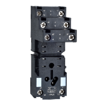 RXZE2S108M - socket RXZ - separate contact - 12 A - < 250 V - connector - for relay RXM2.., Schneider Electric