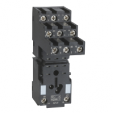 RXZE2S111M - socket RXZ - separate contact - 10 A - < 250 V - connector - for relay RXM3.., Schneider Electric