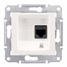 SDN4700123 - Sedna - single data outlet - RJ45 cat.6 UTP without frame cream, Schneider Electric SDN4700123 - Sedna - single data outlet - RJ45 cat.6 UTP without frame cream, Schneider Electric