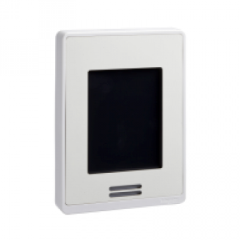SE8350U5B11 - Fan Coil Unit and Zone controller BACnet - rel humidity - PIR cover - uni O - WH, Schneider Electric