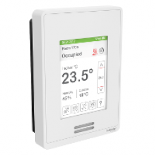 SER8350A5B11 - Line-Voltage Fan Coil Controller BACnet - rel humidity - PIR cover - WH, Schneider Electric SER8350A5B11 - Line-Voltage Fan Coil Controller BACnet - rel humidity - PIR cover - WH, Schneider Electric