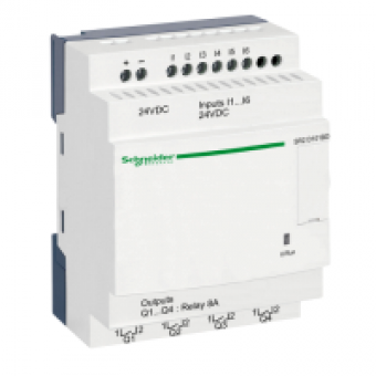 SR2D101BD - compact smart relay Zelio Logic - 10 I O - 24 V DC - no clock - no display, Schneider Electric