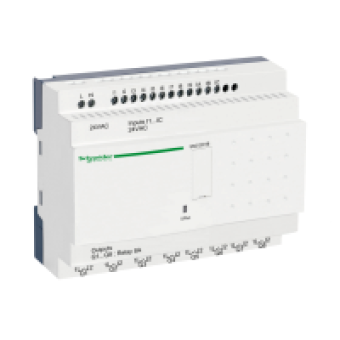 SR2E201B - compact smart relay Zelio Logic - 20 I O - 24 V AC - clock - no display, Schneider Electric SR2E201B - compact smart relay Zelio Logic - 20 I O - 24 V AC - clock - no display, Schneider Electric