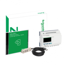 SR2PACK2FU - compact smart relay Zelio Logic - “discovery” pack - 20 I O - 100..240 V AC, Schneider Electric