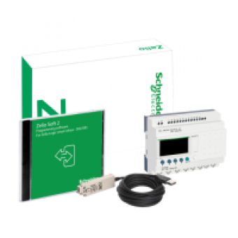 SR2PACK2FU - compact smart relay Zelio Logic - “discovery” pack - 20 I O - 100..240 V AC, Schneider Electric