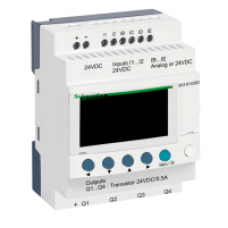 SR3B102BD - modular smart relay Zelio Logic - 10 I O - 24 V DC - clock - display, Schneider Electric