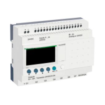 SR3B262BD - modular smart relay Zelio Logic - 26 I O - 24 V DC - clock - display, Schneider Electric SR3B262BD - modular smart relay Zelio Logic - 26 I O - 24 V DC - clock - display, Schneider Electric
