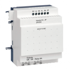 SR3XT101BD - discrete I/O extension module - 10 I O - 24 V DC - for Zelio Logic, Schneider Electric