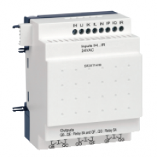 SR3XT141B - discrete I/O extension module - 14 I O - 24 V AC - for Zelio Logic, Schneider Electric