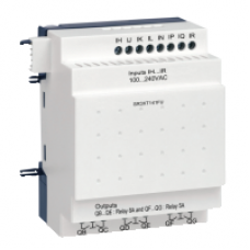 SR3XT141FU - discrete I/O extension module - 14 I O - 100..240 V AC - for Zelio Logic, Schneider Electric