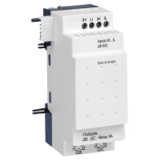 SR3XT61BD - discrete I/O extension module - 6 I O - 24 V DC - for Zelio Logic, Schneider Electric