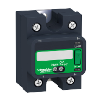 SSP1A4125BDS - SSR-panel mount-thermal pad-input 4-32 VDC output48-660 VAC 125A with Diagnostic, Schneider Electric