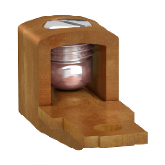 SSRAL1 - copper terminal lug - for panel mounting solid state relay SSP1, Schneider Electric