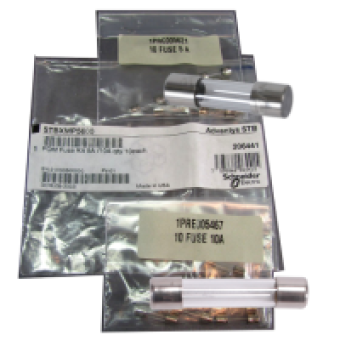 STBXMP5600 - Modicon STB - PDM fuse kit - for I/O module - 5 fuses 10 A, Schneider Electric