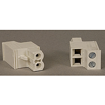 STBXTS1120 - Modicon STB - 2 pin removable connector for 24 V DC power supply - screw-type, Schneider Electric