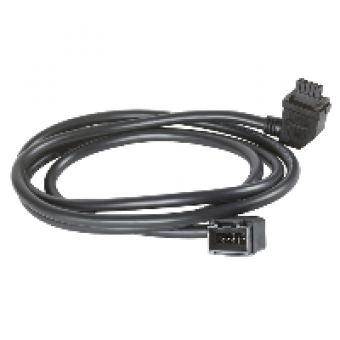 SXWSCABLE10002 - S-Cable extension cord for Automation Server I/O bus Lshaped connector 1.5 m, Schneider Electric