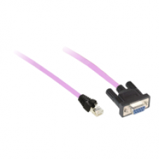 TCSCCN4F3M3T - CANopen cable - 1 x RJ45 - cable 3 m, Schneider Electric TCSCCN4F3M3T - CANopen cable - 1 x RJ45 - cable 3 m, Schneider Electric