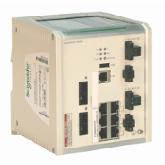 TCSESM063F2CU1 - Ethernet TCP/IP extended managed switch - ConneXium – 6 TX/2FX - multimode, Schneider Electric TCSESM063F2CU1 - Ethernet TCP/IP extended managed switch - ConneXium – 6 TX/2FX - multimode, Schneider Electric