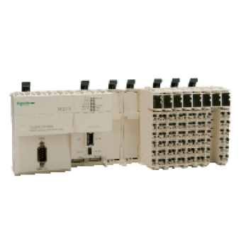 TM258LF42DR - compact base M258 - 42 I/O - 24 V DC - Relay - CANopen, Schneider Electric