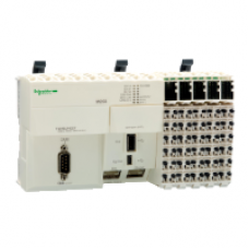 TM258LF42DT - compact base M258 - 42 I/O - 24 V DC - CANopen, Schneider Electric