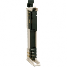 TM5ACBM15 - bus base with address setting - 24V DC - white - quantity 1, Schneider Electric