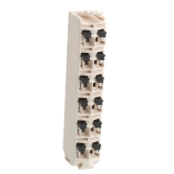 TM5ACTB06 - terminal block - 6 contacts - white - quantity 1, Schneider Electric TM5ACTB06 - terminal block - 6 contacts - white - quantity 1, Schneider Electric