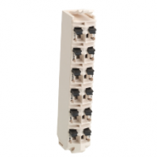 TM5ACTB16 - terminal block - 16 contacts - white - quantity 1, Schneider Electric