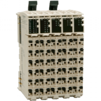 TM5C12D8T - compact I/O expansion block TM5 - 20 I/O - 12 DI - 8 DO transistor, Schneider Electric