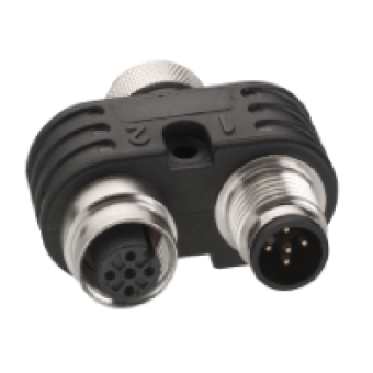 TM7ACYC - CAN bus Y connector TM7 - 2 x M12, Schneider Electric
