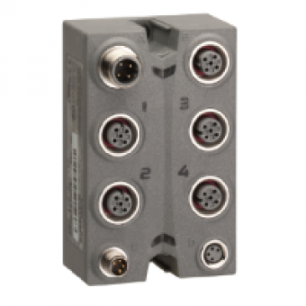 TM7BAI4TLA - expansion block - TM7 - IP67 - 4 RTD inputs - M12 connector, Schneider Electric TM7BAI4TLA - expansion block - TM7 - IP67 - 4 RTD inputs - M12 connector, Schneider Electric