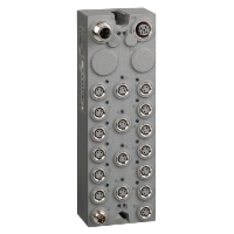 TM7BDI16B - expansion block - TM7 - IP67 - 16 DI - 24V DC - M8 connector, Schneider Electric
