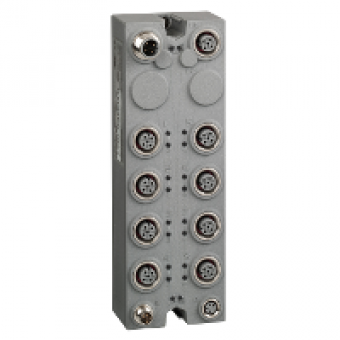 TM7BDM16A - expansion block - TM7 - IP67 - 16 DI/DO - 24V DC - 0.5 A - M12 connector, Schneider Electric TM7BDM16A - expansion block - TM7 - IP67 - 16 DI/DO - 24V DC - 0.5 A - M12 connector, Schneider Electric