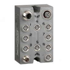TM7BDM8B - expansion block - TM7 - IP67 - 8 DI/DO - 24V DC - 0.5 A - M8 connector, Schneider Electric