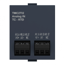TMC2TI2 - cartridge M221 - 2 temperature inputs - I/O extension, Schneider Electric