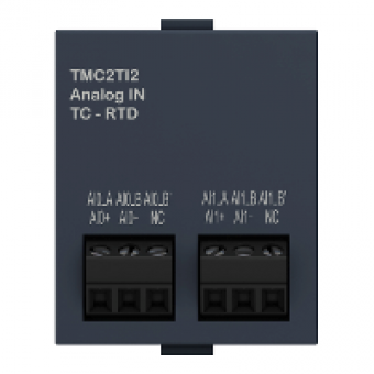 TMC2TI2 - cartridge M221 - 2 temperature inputs - I/O extension, Schneider Electric