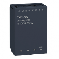 TMC4AQ2 - cartridge M241 - 2 analog outputs, Schneider Electric