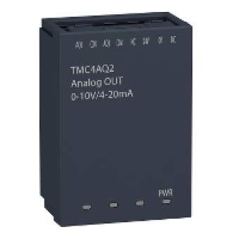 TMC4AQ2 - cartridge M241 - 2 analog outputs, Schneider Electric