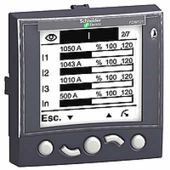 TRV00121 - front display module - FDM 121 - 96 x 96 mm - IP54, Schneider Electric