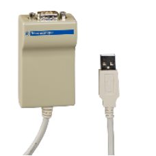 TSXCUSB232 - connection cord set for PC terminal - 0.4 m, Schneider Electric