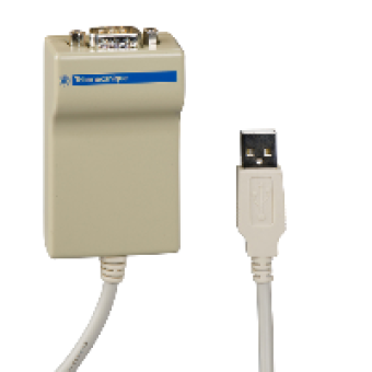 TSXCUSB232 - connection cord set for PC terminal - 0.4 m, Schneider Electric