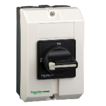 VBFXGE1 - TeSys VARIO - enclosure - for VN12 VN20 V02..V2 - black rotary handle - IP65, Schneider Electric VBFXGE1 - TeSys VARIO - enclosure - for VN12 VN20 V02..V2 - black rotary handle - IP65, Schneider Electric