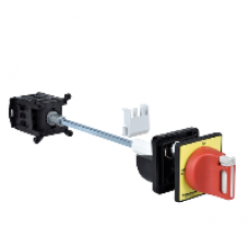 VCCDN12 - TeSys Mini-Vario - emergency stop switch disconnector - 12 A - back of enclosure, Schneider Electric
