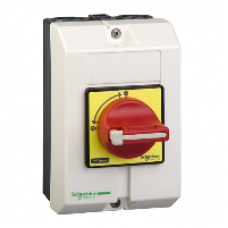 VCFXGE4 - TeSys VARIO - enclosure - for VN12 VN20 V02..V2 - red rotary handle - IP65, Schneider Electric